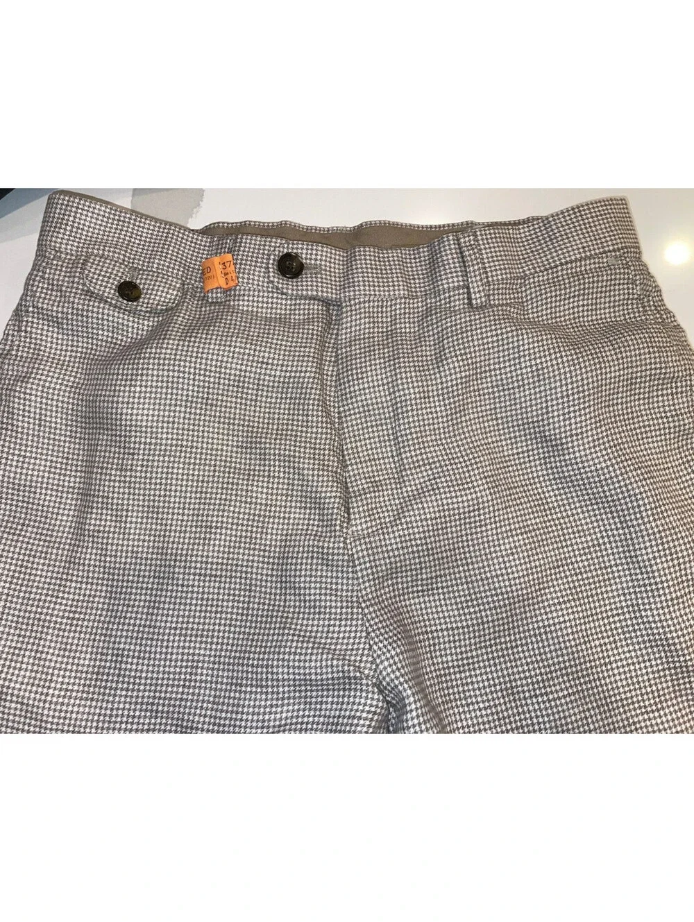 DESIGNER BANANA REPUBLIC TAILORED SLIM FIT TAN DRESS PANTS SIZE 32L 32/LONG 32 L